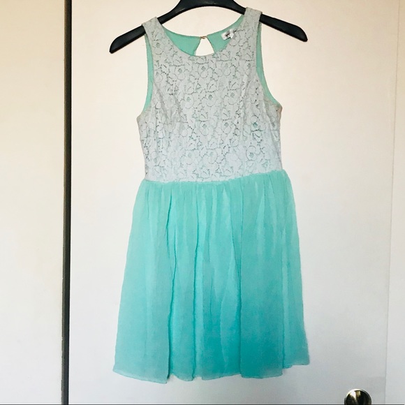 Cute Mint Lace Dress - Picture 1 of 2